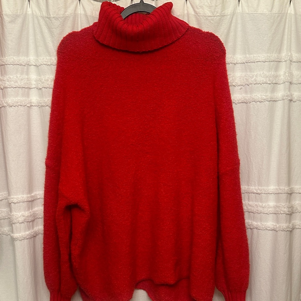 Cozy Red Turtleneck Sweater | Offline by Aerie